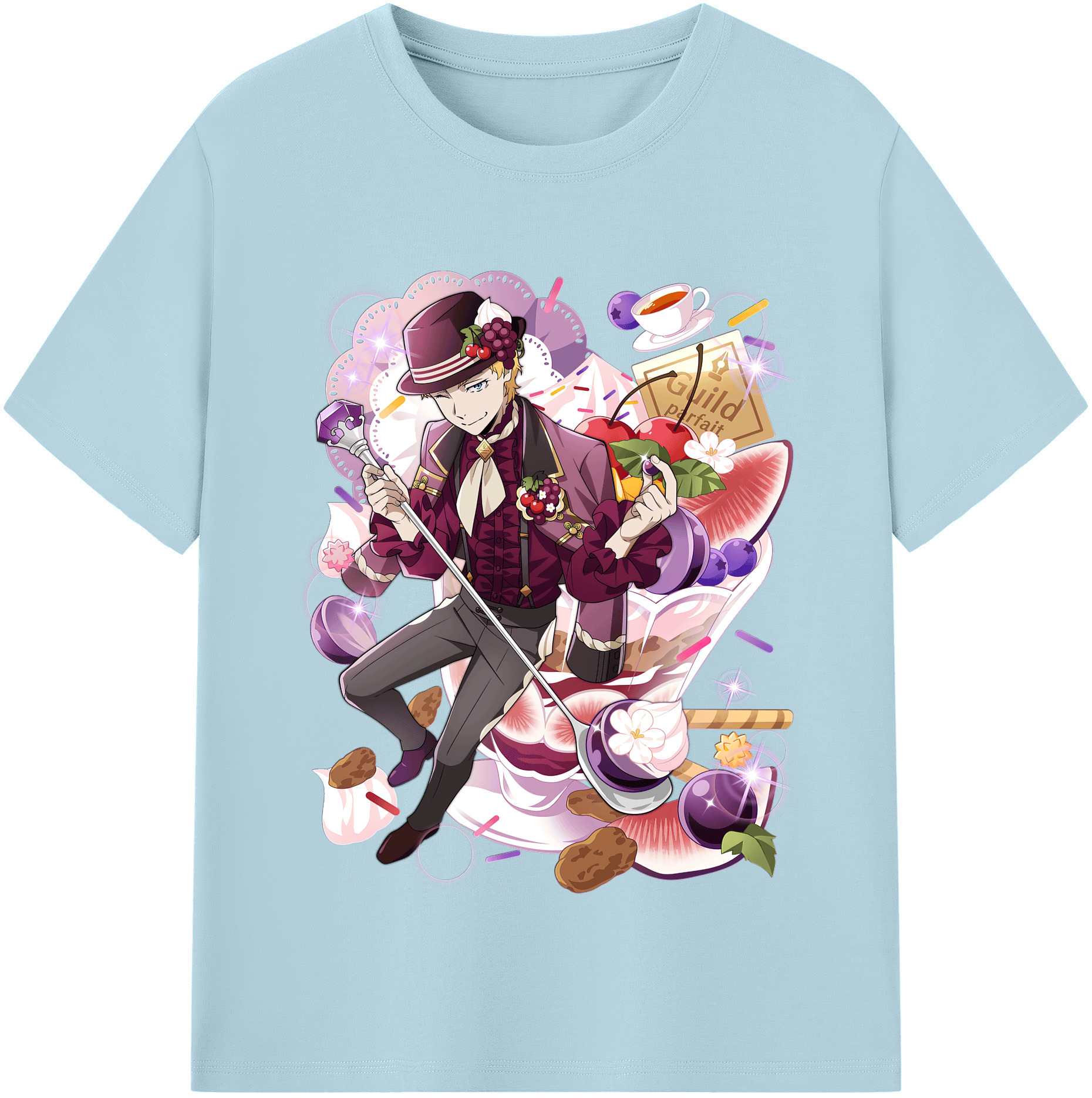 （画像用） 文豪ストレイドッグス Bungo Stray Dogs 綿100％半袖Tシャツ（フロントプリント）